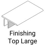 Knotwood Cladding Finishing Trim Top Large Male 6500